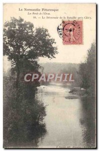 Old Postcard The Battle Deversoir near Clecy