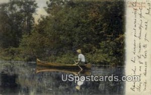 Canoeing - Lake Geneva, Wisconsin
