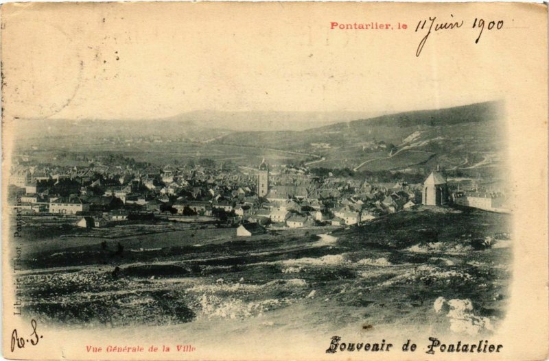 CPA Franche-Comté Doubs Pontarlier Panorama (982131)