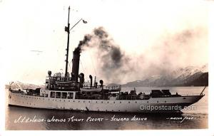 USS Haida World's Flight Escort, Seward Alaska Military Battleship Writing on...