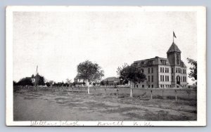 J86/ Roswell New Mexico Postcard c1910 School Building 334