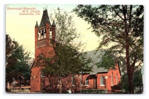 Postcard Kavanaugh Memorial M. E. Church Gainesville Fla. Florida