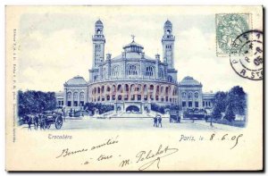 Old Postcard Paris Trocadero