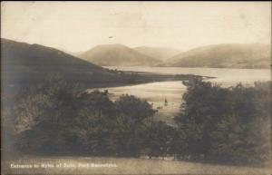 Kyles of Nute Port Bannatyne Scotland c1910 Real Photo Postcard