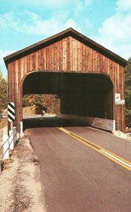 Postcard County Bridge Hancock-Greenfield New Hampshire NH Rudy's Wholesale Pub.