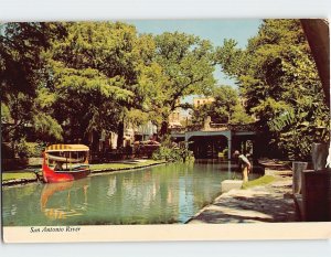 Postcard San Antonio River, San Antonio, Texas