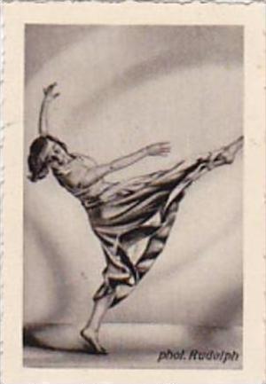 GARBATI CIGARETTE CARD FAMOUS DANCERS NO 124 PALUCCA