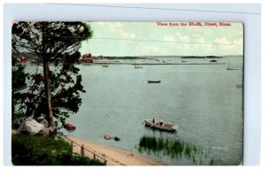 View From The Bluffs Onset Massachusetts Postcard Posted 1910