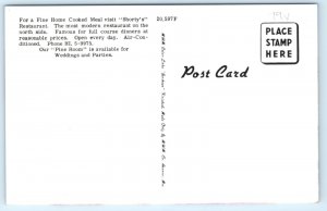 Milwaukee WI Shorty's Restaurant Diner Postcard Wisconsin