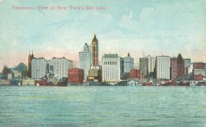 New York City Panoramic View of Skyline Divided Back Postcard Unused