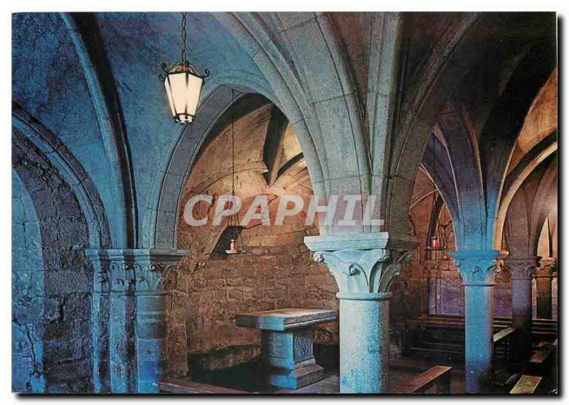 Postcard Modern Viterbo Piano Scarano Chiesa if S Andrea Apostolo dry XII Cripta