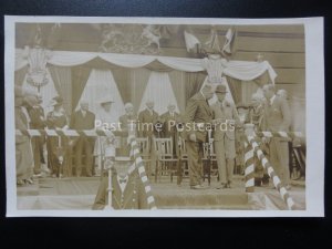 16th June 1921 Edward Prince of Wales - Royal Ceremony shows Mace Bearer & Mayor