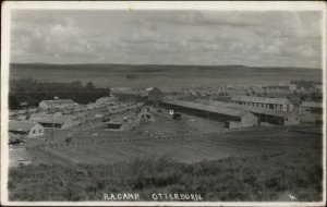RA Camp Otterburn Northumberland Real Photo Postcard