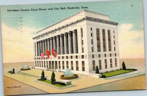 postcard Nashville, TN - Davidson County Court House and City Hall