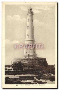 Old Postcard Royan Cordouan Lighthouse