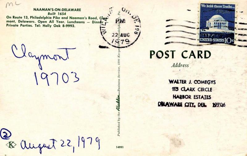 DE - Claymont. Naaman's Tea House