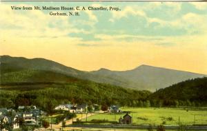 NH - Gorham. View from Mount Madison House