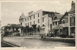 CPA FORT-MAHON Avenue de la Plage Le Casino (807552)