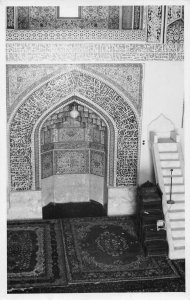 Tehran Iran Froushgahe Ferdowsi Mosque Doorway Real Photo Postcard AA49918