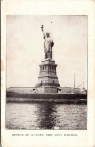 Vtg 1908 Statue of Liberty New York City Harbor NY Postcard