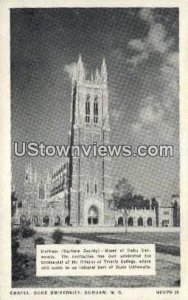 Chapel, Duke University in Durham, North Carolina