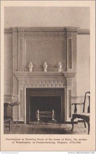 Virginia Fredericksburg Mantel In Drawing Room In Home Of Mary Mother Of Geor...