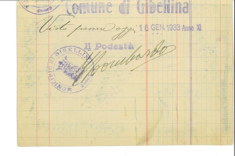 09558 - VINTAGE POSTCARD - TRAPANI - SANTA NINFA-