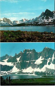 Canada Alberta Jasper Park Split View Eremite Glacier The Ramparts & Amethyst