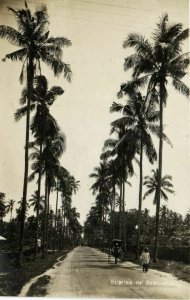 PC CPA SINGAPORE, SUBURB OF SINGAPORE, Vintage REAL PHOTO Postcard (b3004)