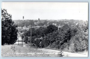 Jackson Minnesota MN Postcard RPPC Photo From Thomas Hill Water Tower c1910's