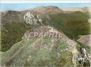 Postcard Modern Jet To Top Massif du Puy Mary Cantal Summit of the Puy Mary