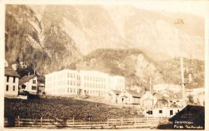 Juneau Alaska Public School Real Photo Antique Postcard K107173