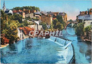Modern Postcard the Oloron Sainte Marie Pyrenees Lower Fall of a Cave Ossau
