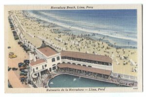 Postcard Herradura Beach Lima  Peru