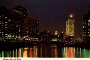 Chicago River at Night,Chicago,IL BIN