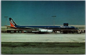 Airplane Wien Air Alaska McDonnell Douglas DC-8-63CF Freightliner Postcard