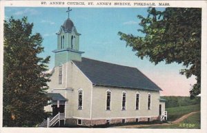 Massachusetts Fiskdale St Anne's Church St Anne's Shrine 1950
