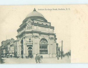 Pre-Chrome BANK SCENE Buffalo New York NY AG3178