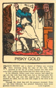 Postcard C-1910 Bodmin Cornwall UK Pi\sky Gold Fantasy artist impression 24-5949