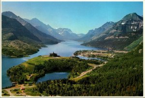 Canada Alberta Looking South Over Waterton Lake