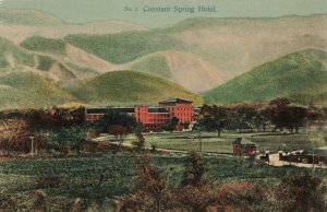 c.1907-15 Constant Spring Hotel Jamaica Hand Colored Postcard 10c1-33