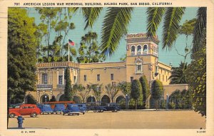 American Legion War Memorial Building Balboa Park San Diego California  