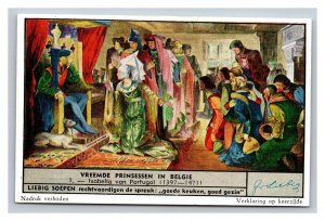 Vintage Liebig Dutch Trade Card - Complete Set of 6 - Strange Princesses Belgium