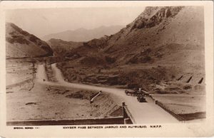 PC PAKISTAN, KHYBER PASS, Vintage REAL PHOTO Postcard (b43373)