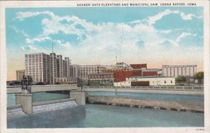 Iowa Cedar Rapids Quaker Oats Elevators and Municipal Dam Curteich