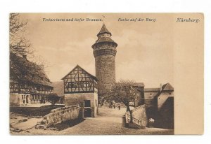 Postcard Vestnerturm und tiefer Brunnen Nurnberg Standard View Card