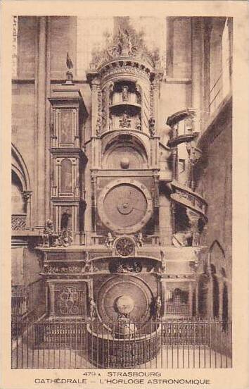 France Strasbourg La Cathedrale L'Horloge Astronomique