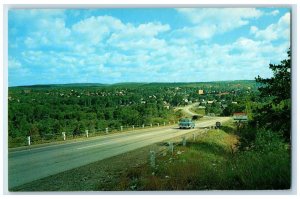 c1950's Punxsutawney Pennsylvania Intersection Of US 119 & State Rt. 36 Postcard