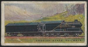 Canada 1930s Train | Imperial Tobacco Company Railway Engines Cigarettes Card