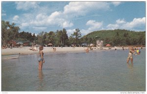 Beach , Lake Sunapee , New Hampshire , 50-60s